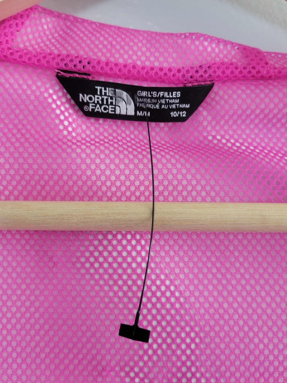 EUC The North Face Girls' Zipline Hooded Rain Jacket SZ Girls M Floral Camo - Picture 4 of 15